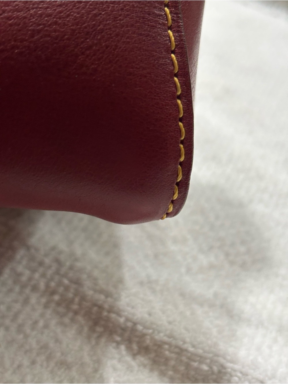 Dooney & Bourke Cameron Satchel Florentine Leather in Bordeaux - Picture 9 of 13